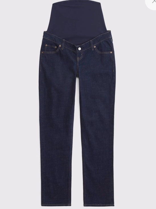 Abercrombie & Fitch Denim - Abercrombie & Fitch Maternity 90s Straight Jeans Short